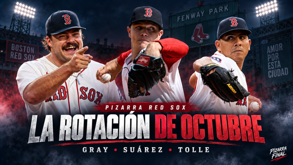 Sonny Gray, Ranger Suárez y Payton Tolle, candidatos para integrar la rotación de Boston en los playoffs