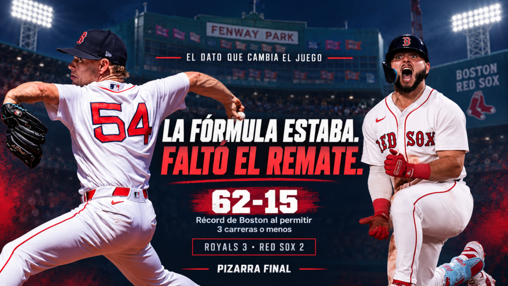 Sonny Gray y Wilyer Abreu en una composición sobre la derrota de Boston ante Kansas City