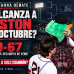 Gráfico de La Pizarra Debate sobre las posibilidades de los Red Sox en los playoffs de 2026.